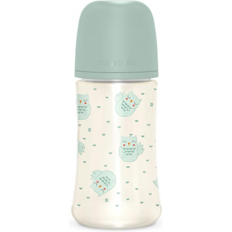 BIBERON 270 ML PA SX + 3 M VERDE