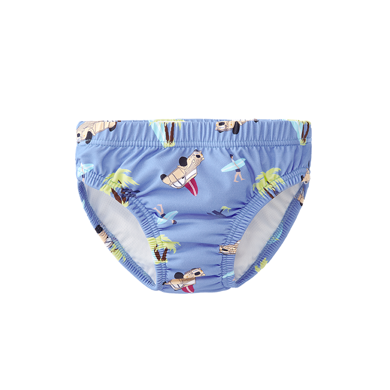 Bañador pañal niño estampado de surf.