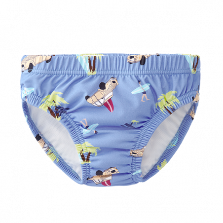 Bañador pañal niño estampado de surf.