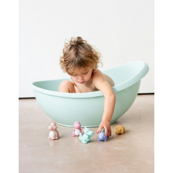 SET JUGUETES DE BAÑO HAPPY DINOS