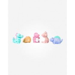 SET JUGUETES DE BAÑO HAPPY DINOS