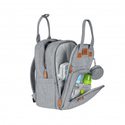 MOCHILA STORAGE GRIS CLARO