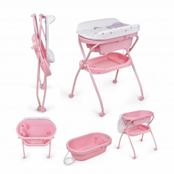 BAÑERA CAMBIADOR BUBBLE PINK