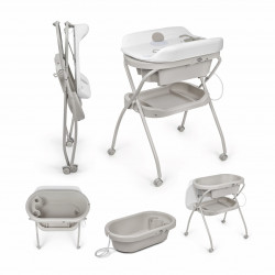 BAÑERA CAMBIADOR BUBBLE GRIS
