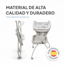 BAÑERA CAMBIADOR BUBBLE GRIS
