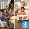 ASIENTO BABY BASE 2 EN 1 INFINITY ROSA
