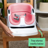 ASIENTO BABY BASE 2 EN 1 INFINITY ROSA