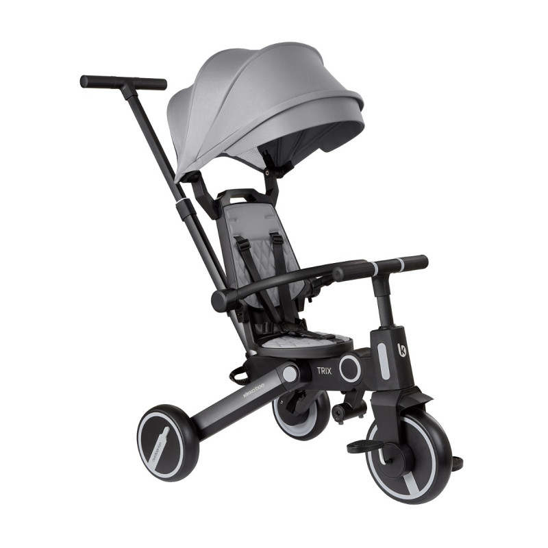 TRICICLO PEGABLE 7 EN 1 TRIX GRIS