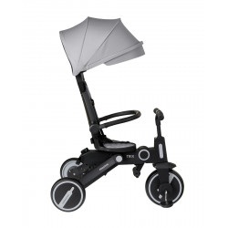 TRICICLO PEGABLE 7 EN 1 TRIX GRIS