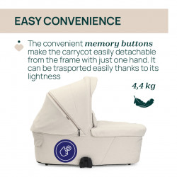 TRIO BELLAGIO 2 CON CAPAZO FLEXI Y KORY PLUS AMBER GLOW