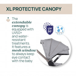 TRIO BELLAGIO 2 CON CAPAZO FLEXI Y KORY PLUS LUNAR ROCK