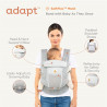 MOCHILA PORTABEBES ADAPT SOFT FLEX MESH AZUL PIZARRA