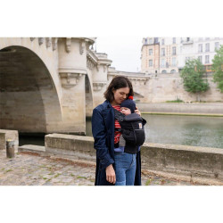 MOCHILA PORTABEBES ADAPT SOFT FLEX MESH NEGRO