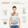 MOCHILA PORTABEBES ADAPT SOFT FLEX MESH GRIS GRAFITO