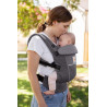 MOCHILA PORTABEBES ADAPT SOFT FLEX MESH GRIS GRAFITO