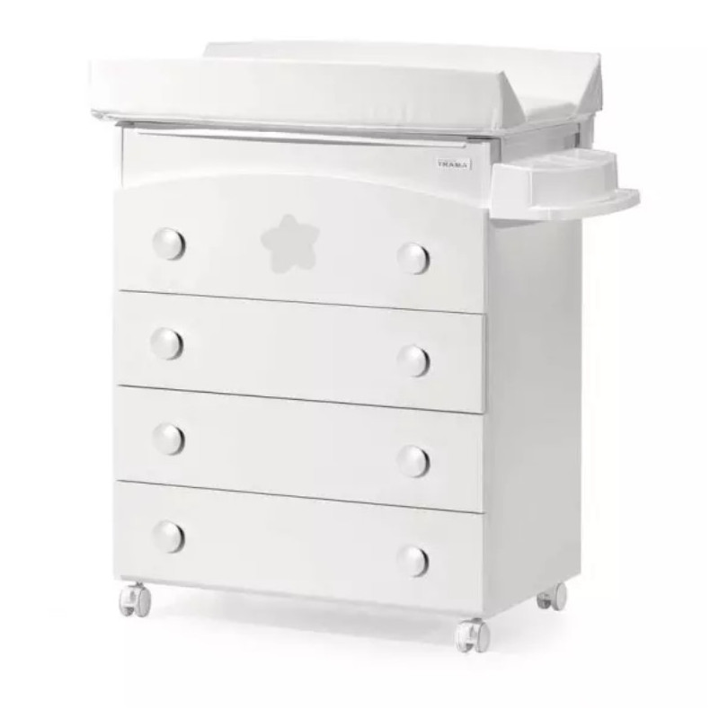 MUEBLE BAÑERA BIG STAR 26964 BLANCO/PLATA