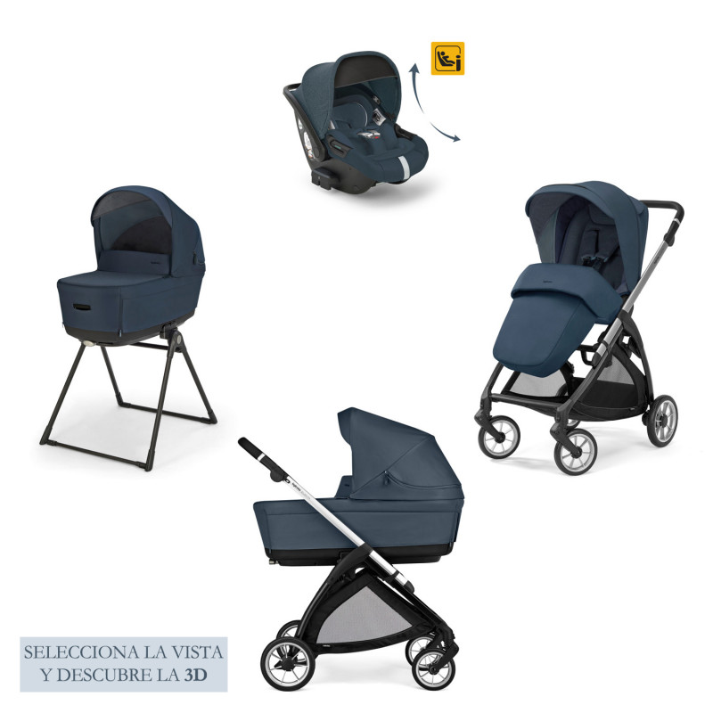 TRIO ELECTA SYSTEM QUATRO HUDSON BLUE+ DARWIN RECLINE